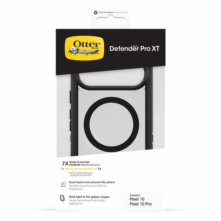 OtterBox | Defender Pro XT Case w/Magnets Dark Side for Google Pixel 10/10 Pro - Clear | 77-98258