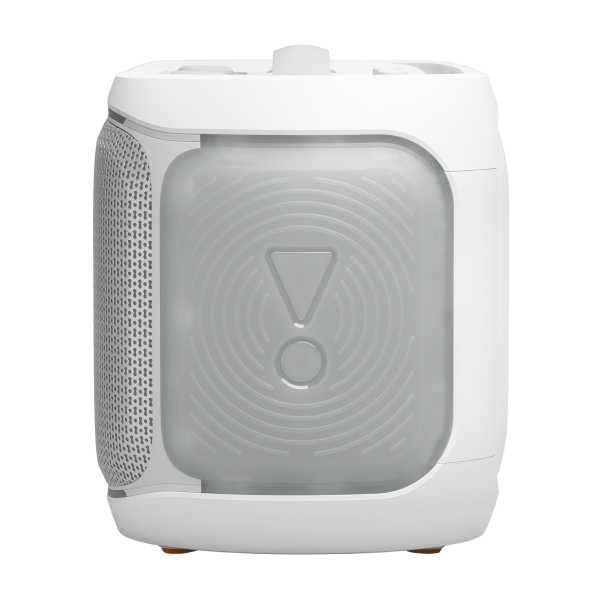JBL | Partybox On-the-Go 2 Portable Party Speaker - White | JBLPBOTG2PLWAM