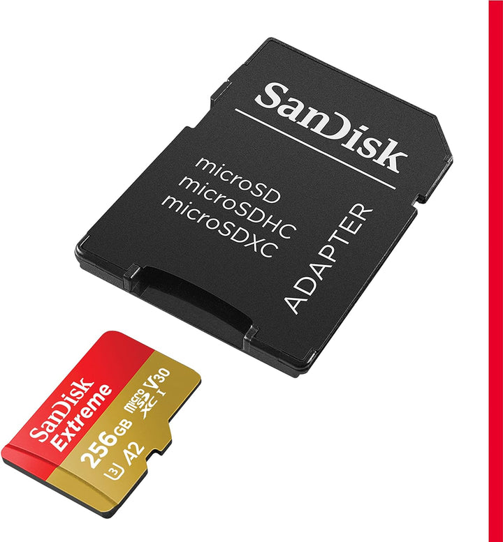 SanDisk | Extreme Plus 256GB 250MB/s microSD UHS-I Memory Card | SDSQXBJ-256G-GU6MA