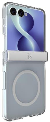 ZAGG | Graphene Crystal Palace Snap Case Samsung Galaxy Z Flip 8 - Clear | 702322530