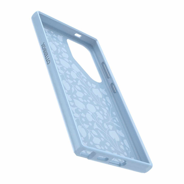 Otterbox | Symmetry Series Case Samsung Galaxy S24 Ultra - Clear/Blue (Dawn Floral) | 77-94613