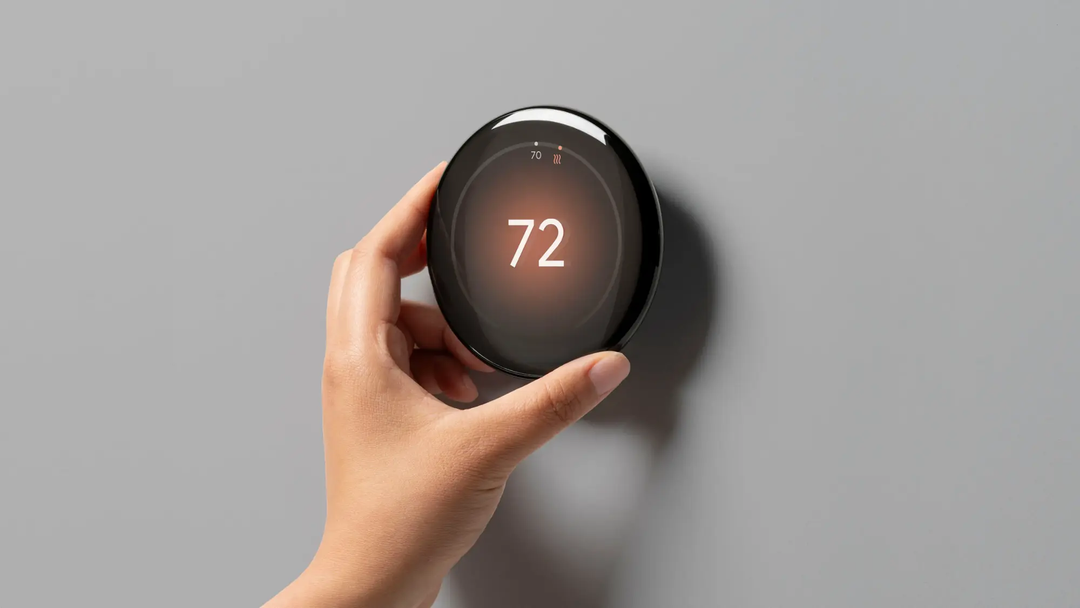 Google | Nest Wi-Fi Smart Learning Thermostat (4th Generation) with Nest Temperature Sensor (2nd gen) - Polished Obsidian |