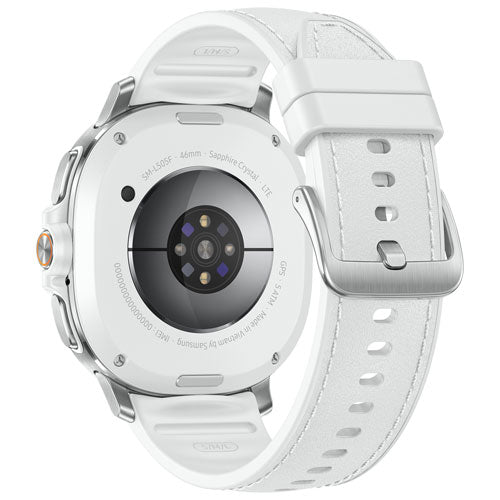 Samsung | Galaxy Watch8 Classic 46mm LTE Smartwatch - White | SM-L505FZWAXAC