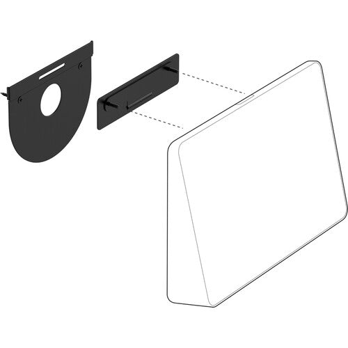 Logitech | Wall Mount for Video Conferencing Touch Controller - Black | 939-001817