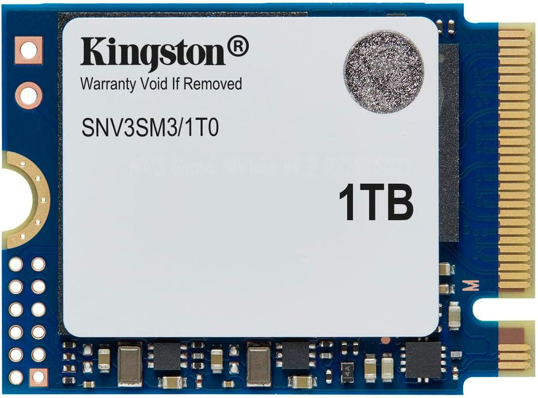 Kingston | 1000G 1TB NV3 M.2 2230 PCIe 4.0 NVMe SSD | SNV3SM3/1T0