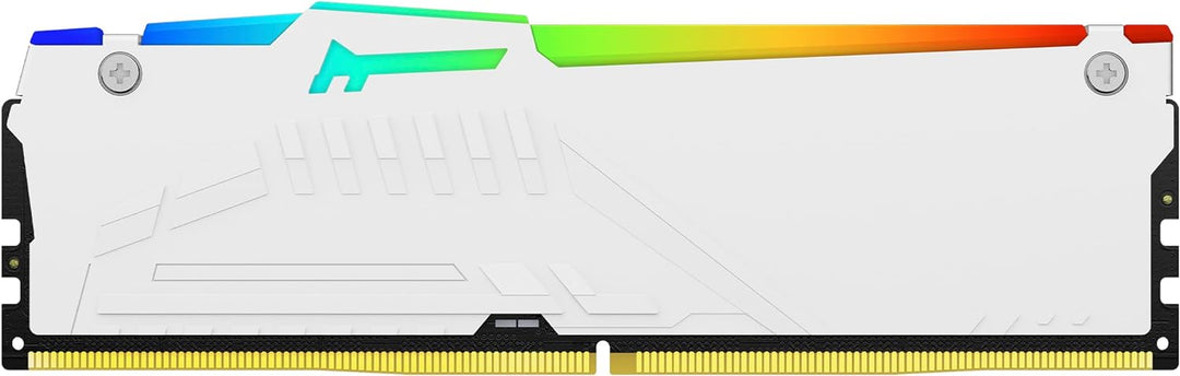 Kingston | FURY Beast RGB 32GB DDR5 5600MHz CL40 Intel XMP Certified Dual Channel Kit (2x 16GB) - White | KF556C40BWAK2-32