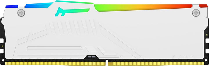 Kingston | FURY Beast RGB 32GB DDR5 5600MHz CL40 Intel XMP Certified Dual Channel Kit (2x 16GB) - White | KF556C40BWAK2-32