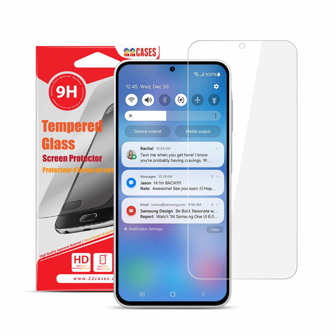 22 Cases | Tempered Glass Screen Protector for Samsung Galaxy A36 5G | 118-2884