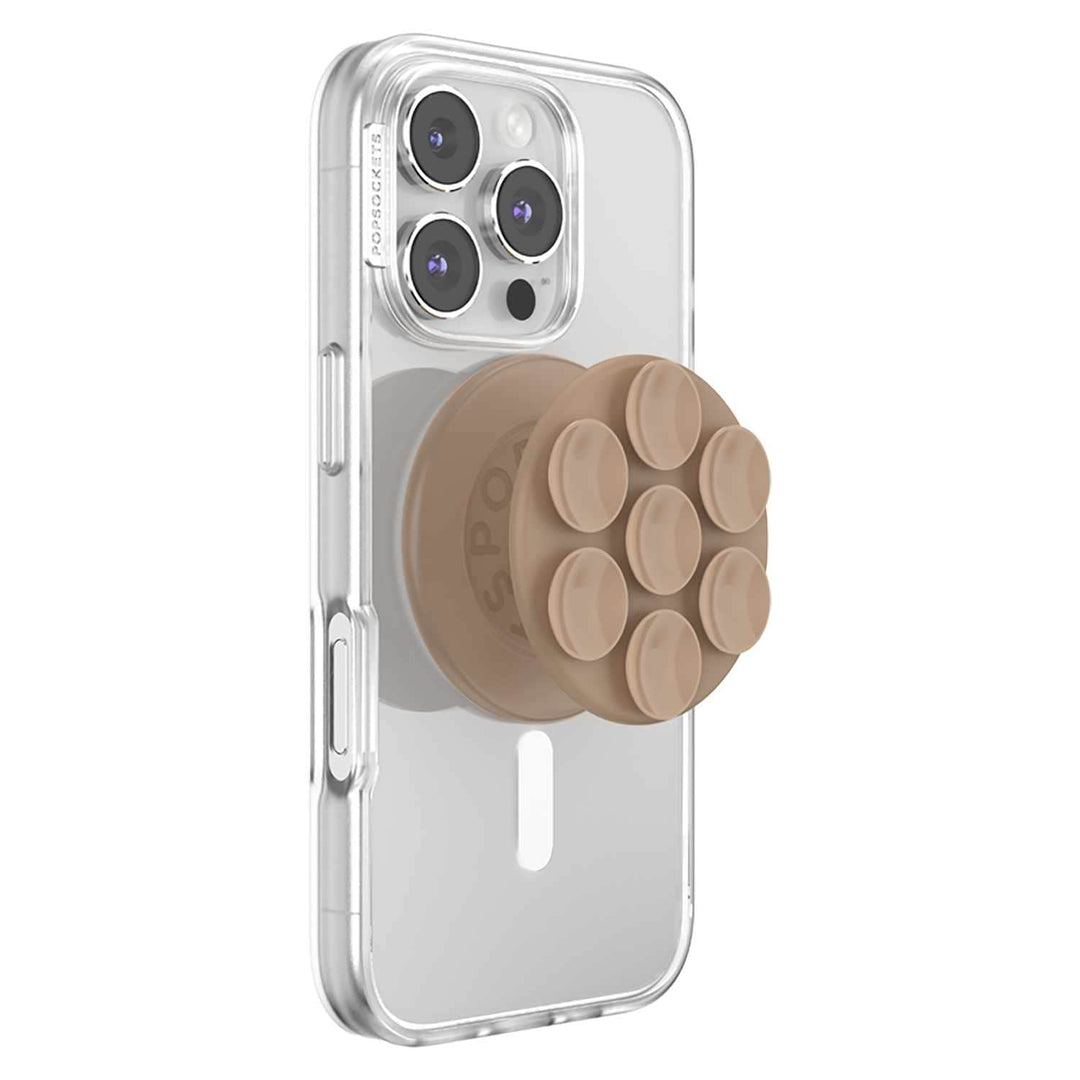 PopSockets | PopGrip Suck-Up for MagSafe Round with Adapter - Latte | 807712