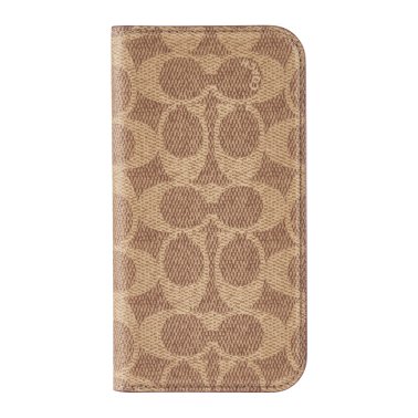 Coach | Folio Signature C Case iPhone 16 Pro - Tan | 15-13365