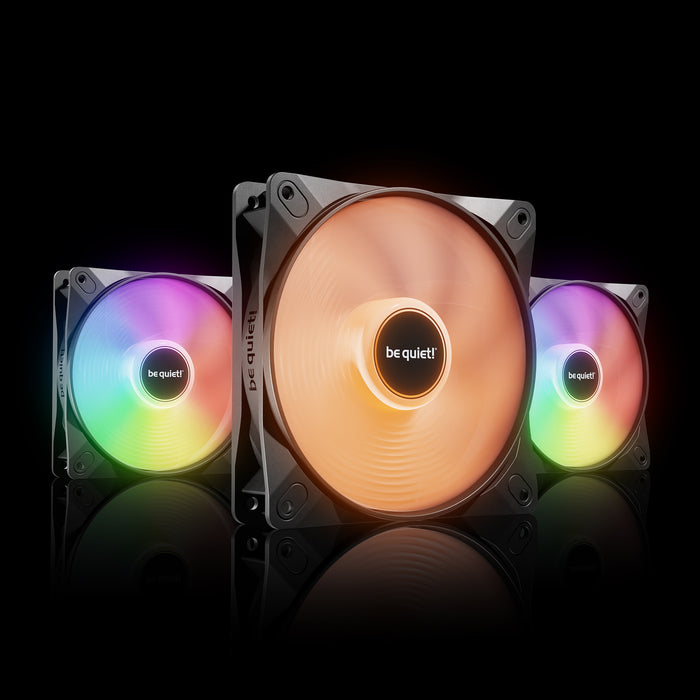 be quiet! | LIGHT WINGS BL121 120mm LED Case Fan Triple Pack - ARGB | BL121