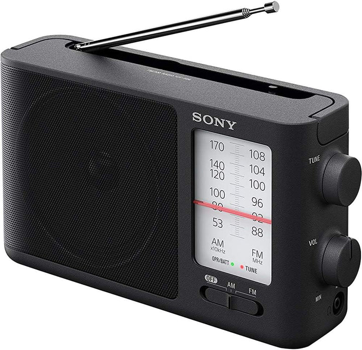 Sony | Analogue Tuning Portable FM/AM Radio - Black | ICF-506