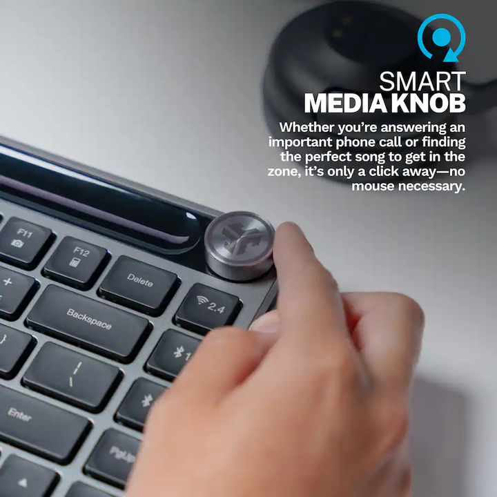 JLAB | Epic Mini Bluetooth Keyboard - Black | IFCKEPICMINIKEYRBLK4