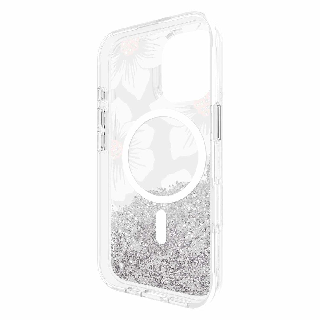 /// Kate Spade | Liquid Glitter w/ MagSafe iPhone 16 - Hollyhock | 120-8900