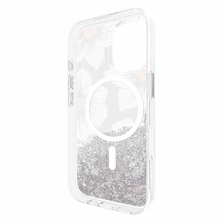 /// Kate Spade | Liquid Glitter w/ MagSafe iPhone 16 - Hollyhock | 120-8900