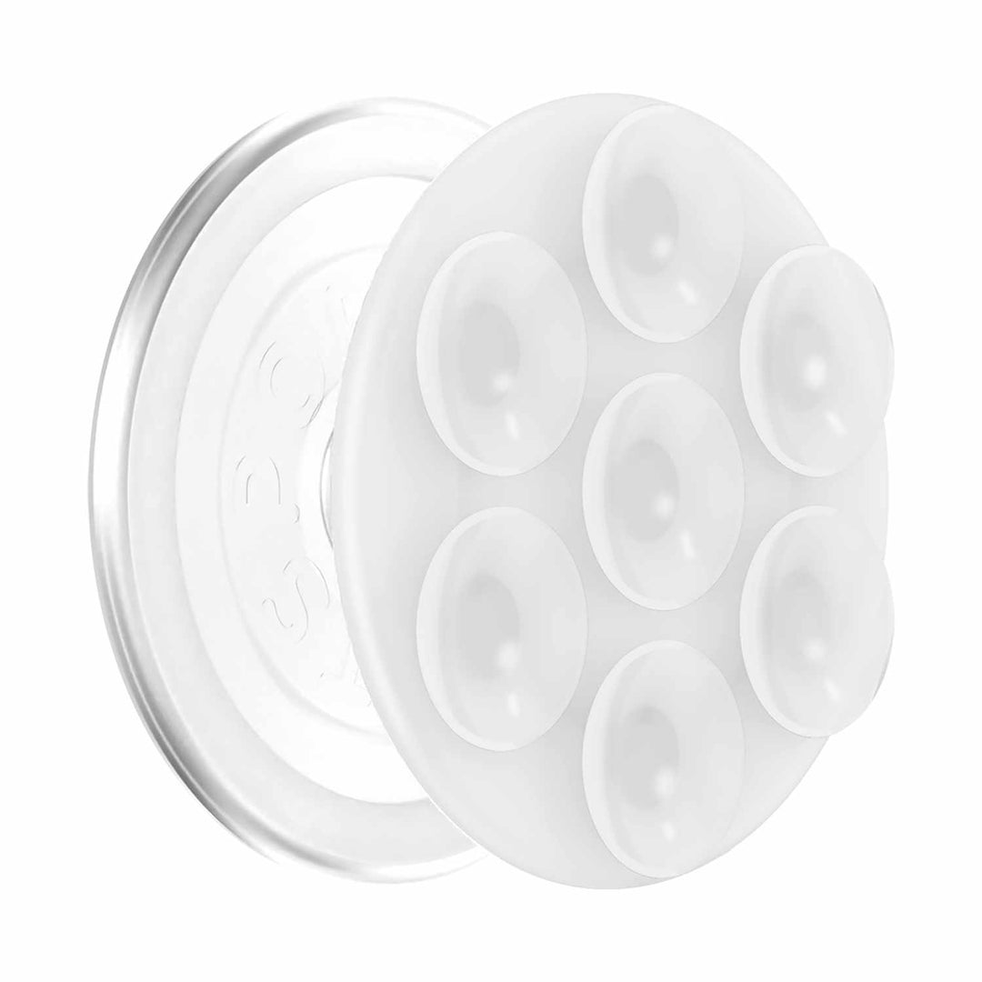 PopSockets | PopGrip Suck-Up for MagSafe Round with Adapter - Clear | 807711