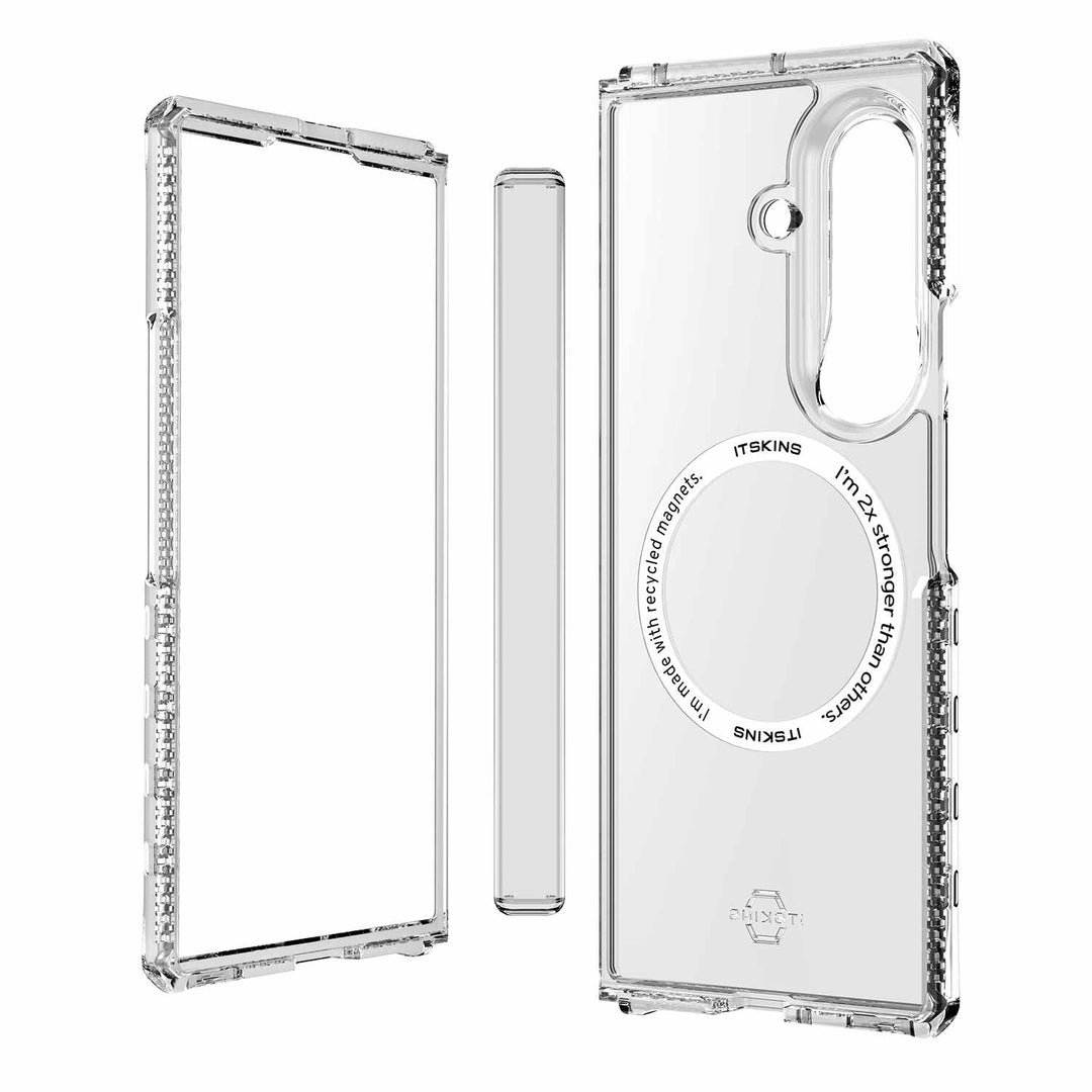 Hybrid_R Hinge w/Magnets Case for Samsung Galaxy Z Fold 8 Ultra - Clear | SGQ8HIMCLTRSP