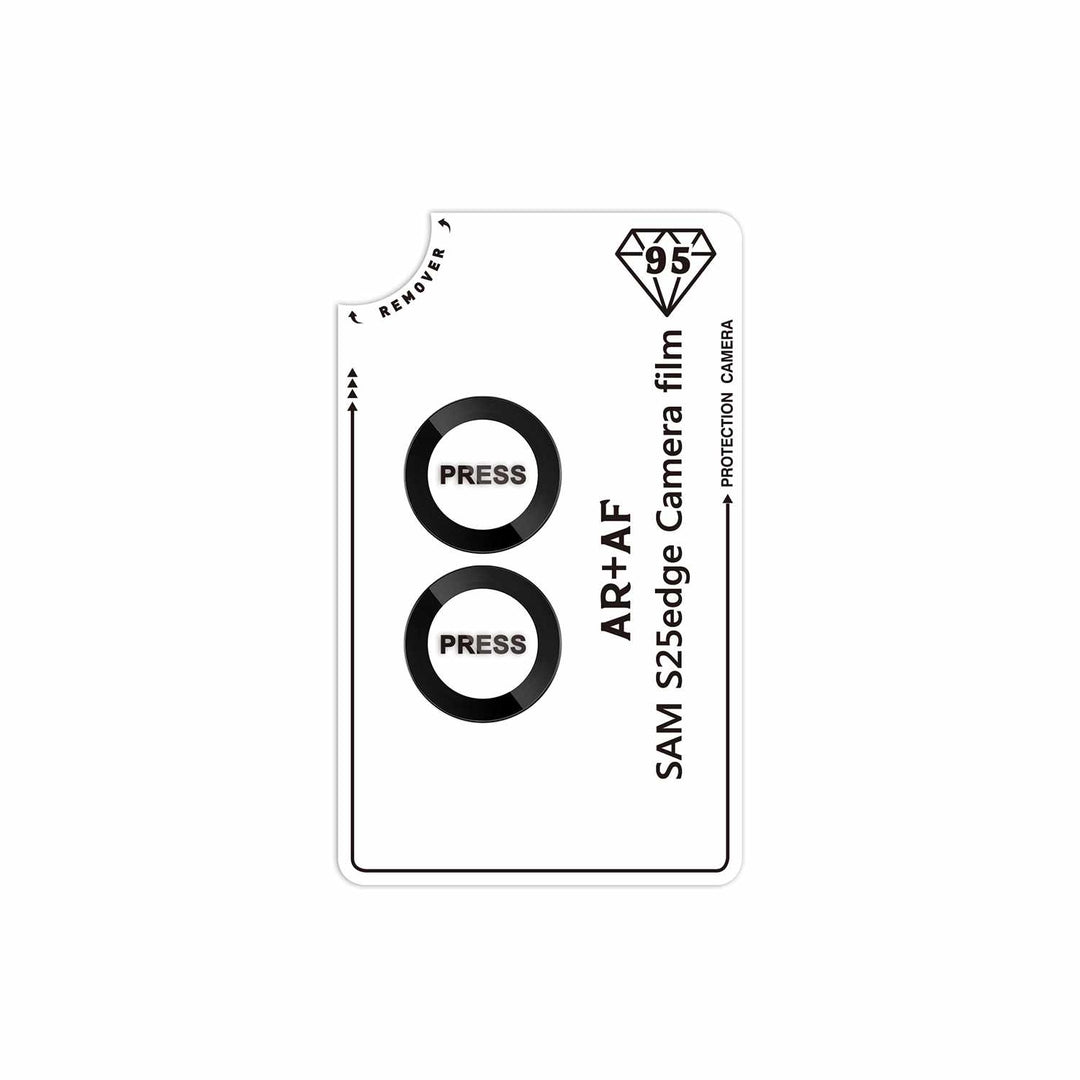 Blu Element | Aluminum 1 by 1 Lens Protector for Samsung Galaxy S25 Edge - Black | BELPS25E