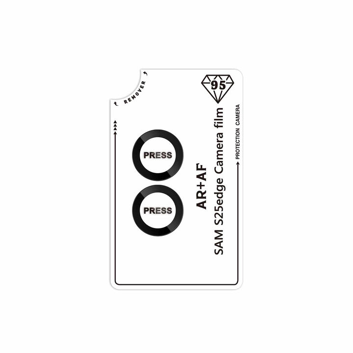 Blu Element | Aluminum 1 by 1 Lens Protector for Samsung Galaxy S25 Edge - Black | BELPS25E