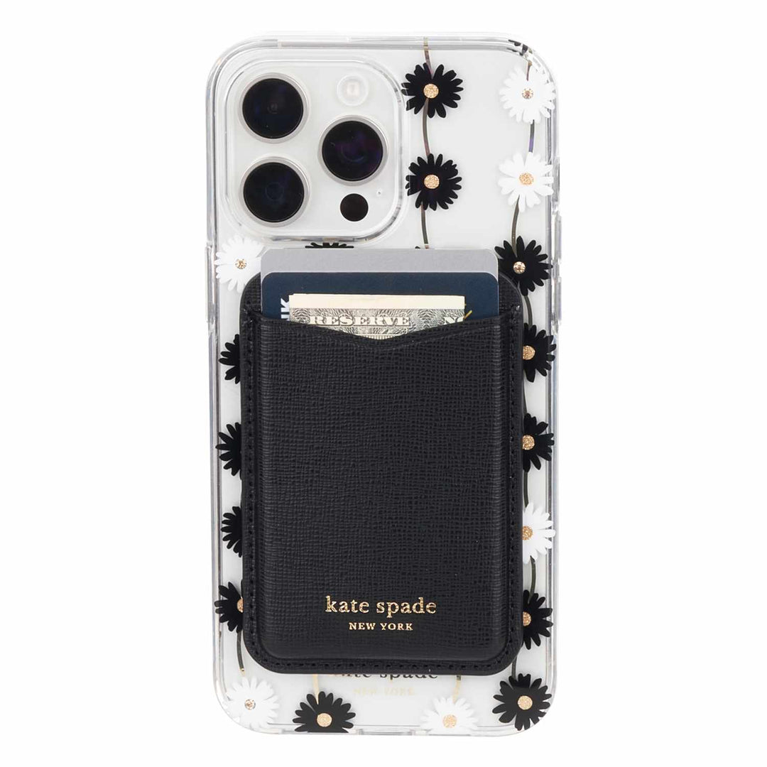 Kate Spade NY | Magnetic Wallet Compatible w/MagSafe - Black | 123-0491