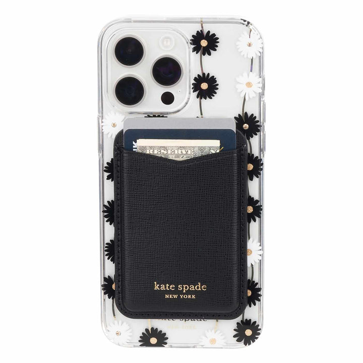 Kate Spade NY | Magnetic Wallet Compatible w/MagSafe - Black | 123-0491