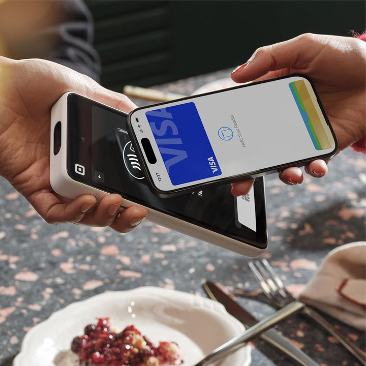 Square | Handheld Portable Credit Card Machine - Mineral White | A-SKU-0876