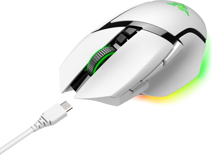 Razer Renewed | Basilisk V3 X HyperSpeed Gaming Mouse - White | RZ01-04870300-R3UR | 60 DAYS WARRANTY