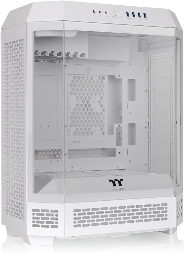 Thermaltake | The Tower 600 Snow Mid Tower 3x3mm TG CS - White Retail | CA-1Z1-00M6WN-00