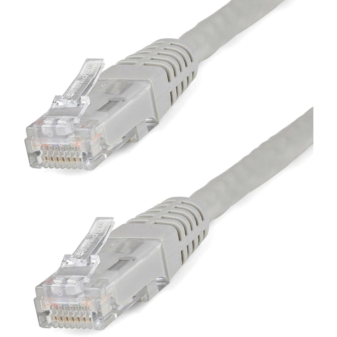 StarTech | Ethernet Cable CAT 6 POE 1FT CAT6 - Grey | C6PATCH1GR
