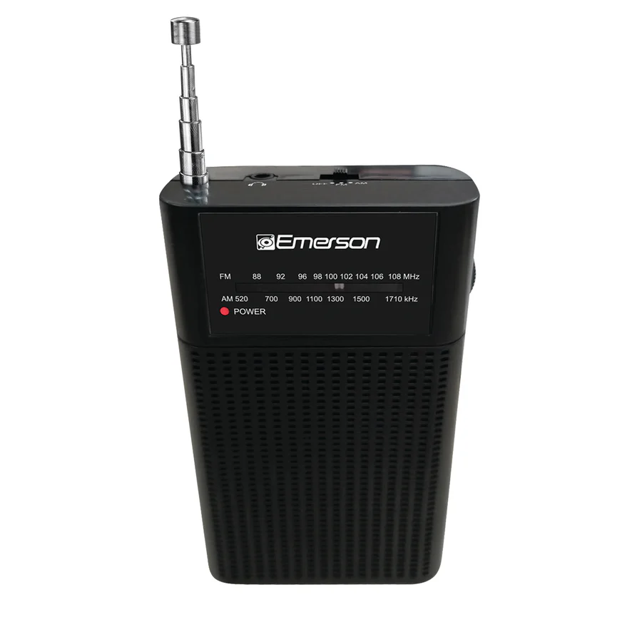 Emerson | Portable AM/FM Radio with Built-in Speaker | ER-7000