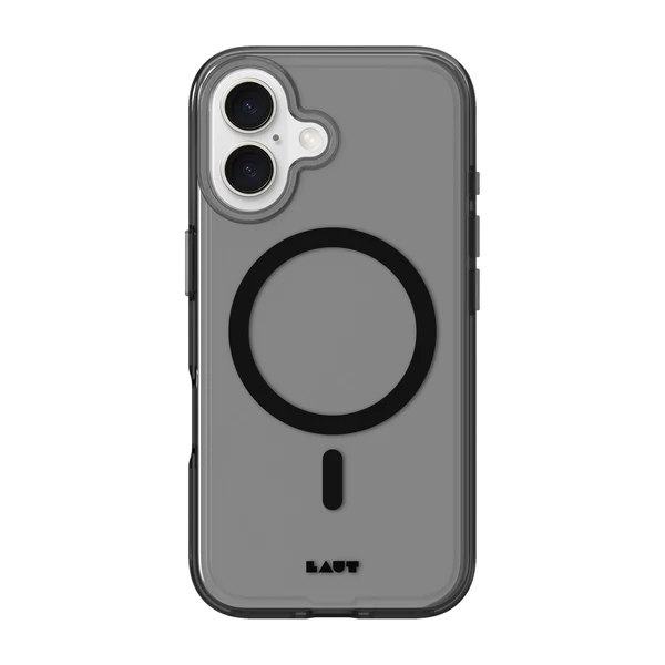 LAUT | Crystal-M MagSafe for iPhone 16 Plus - Black Crystal | L_IP24C_CRM_UB