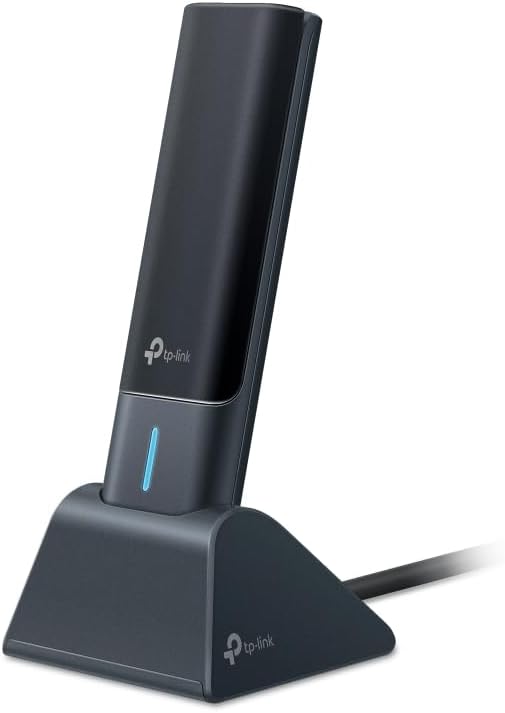 TP-Link | Archer Wireless AXE5400 Wi-Fi 6E USB 3.0 Tri-Band Wireless Network Adapter | TXE70UH