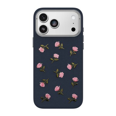Otterbox | Symmetry Cactus Leather iPhone 18 Pro Max/17 Pro Max Embroidery MagSafe Case - Manor Bloom | 77-001355