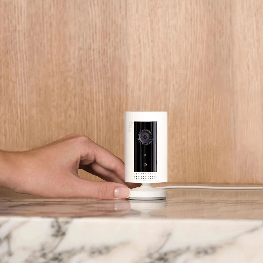 Ring | Indoor Camera - White | RING-8SN1S9-WFC0