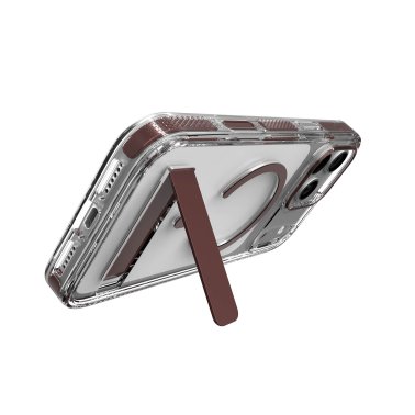 ZAGG | Graphene Santa Cruz Snap iPhone 18 Pro Max/17 Pro Max Kickstand Metallic Case - Burnt Copper | 702322322