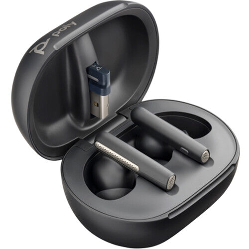 Poly Voyager |  Free 60+ UC M True Wireless Earphones with Mic In-Ear Bluetooth - Carbon Black | 7Y8G9AA