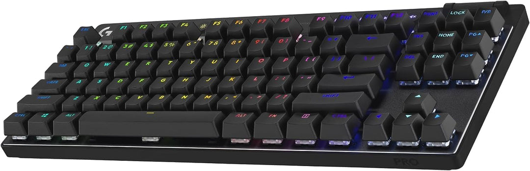 Logitech | G PRO X Tenkeyless Rapid Backlit RGB Magnetic Analog Switches Gaming Keyboard - Black | 920-012127