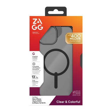 ZAGG | Graphene Santa Cruz Snap Case iPhone 16e/15/14/13 - Black | 15-14112