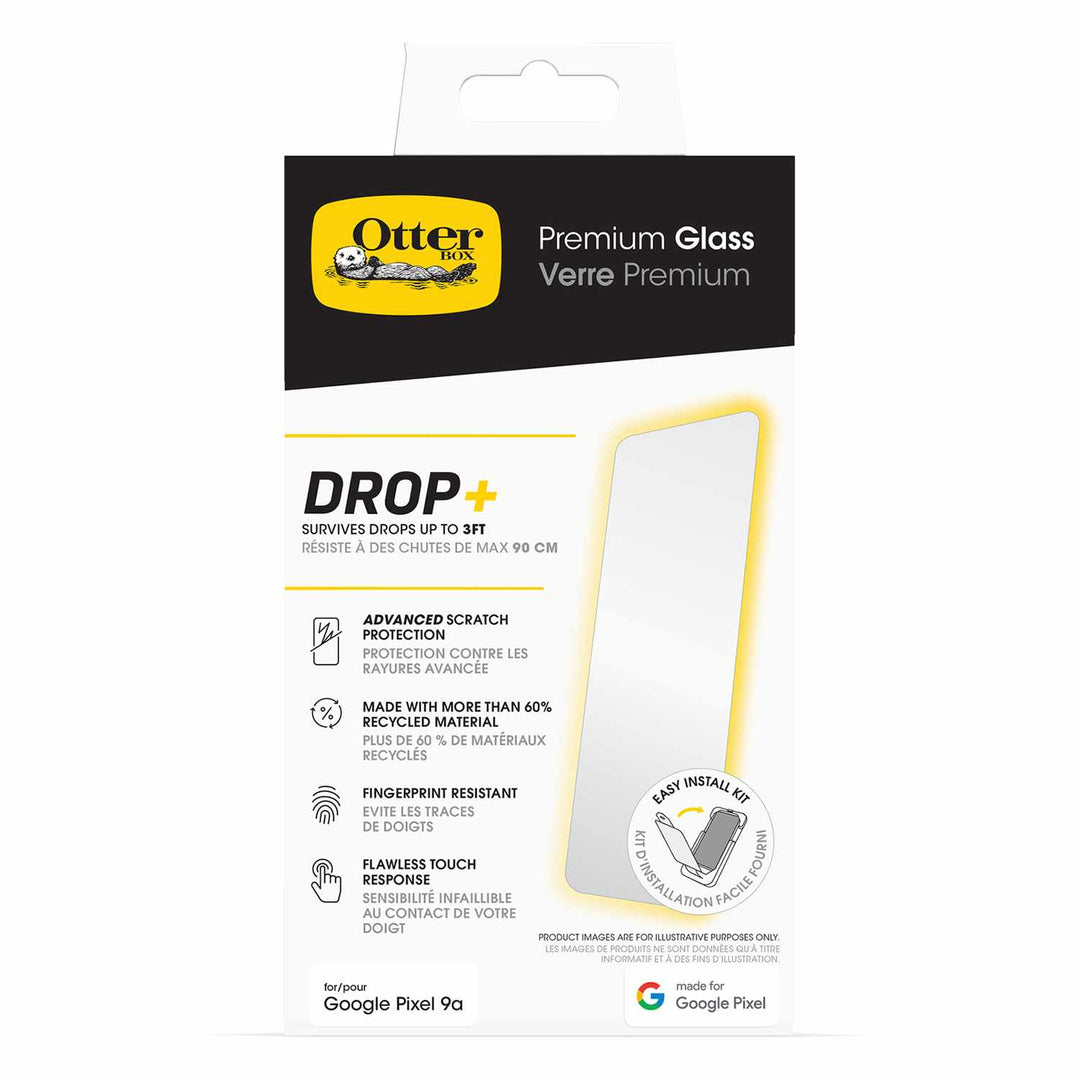 OtterBox | Premium Glass Screen Protector for Google Pixel 9a | 77-97763
