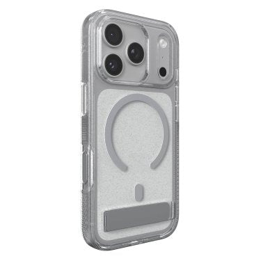 ZAGG | Graphene Milan Snap iPhone 18 Pro/17 Pro Kickstand Case - Glitter Silver | 702322599