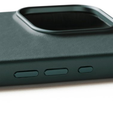 Mujjo | Full Leather w/MagSafe Case iPhone 16 Pro - Livid Green | MUJJO-CL-051-LG