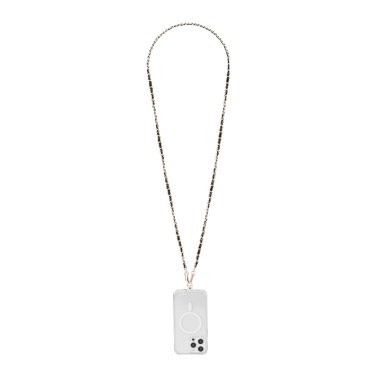 Case-Mate | Universal Crossbody Chain - Gold / Black Leather | 15-14211