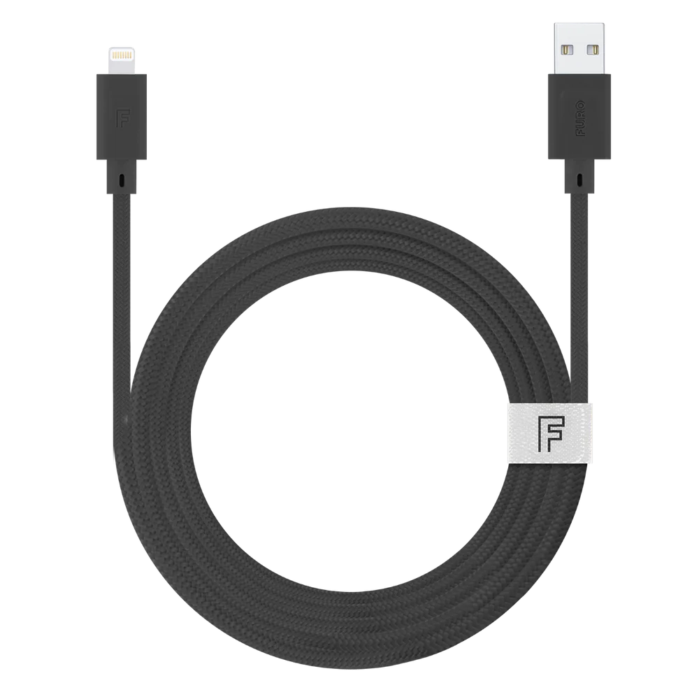 FURO | Cable USB-A to Lightning 10ft - Black | FT8204