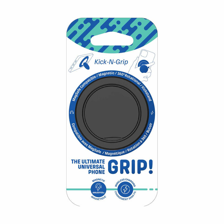 //// Blu Element | Kick-N-Grip Universal & Magsafe Phone Grip Black | 123-0488 PROMO ENDS NED