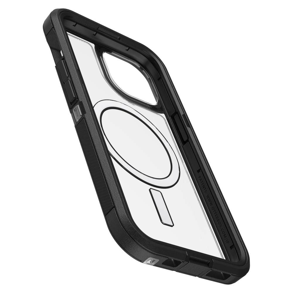 Otterbox | Defender Pro XT Clear w/ MagSafe Series Case iPhone 16e /15 /14 /13 - Black - Dark Side | 77-98196