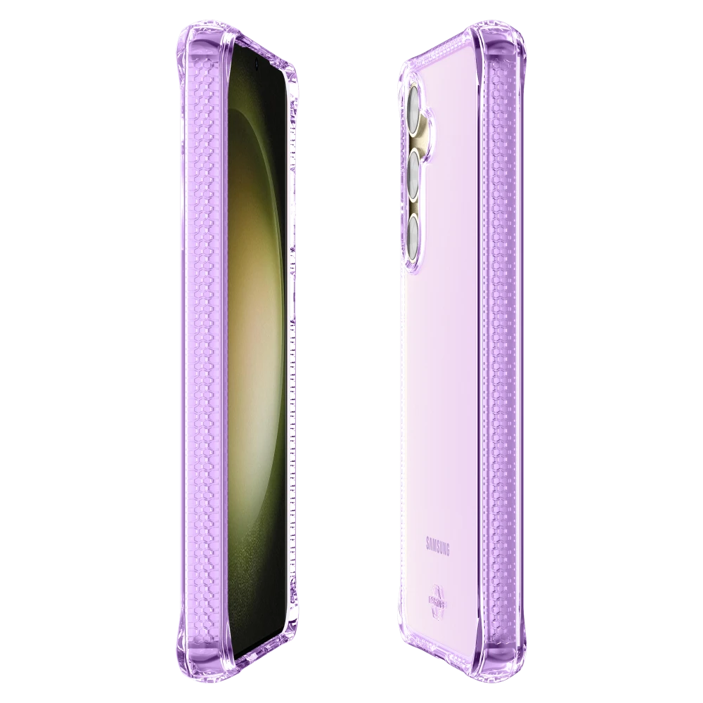 ITSKINS | Spectrum_R Clear Case Light for Samsung Galaxy S25 - Purple | 120-9158