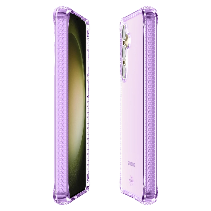ITSKINS | Spectrum_R Clear Case Light for Samsung Galaxy S25 - Purple | 120-9158