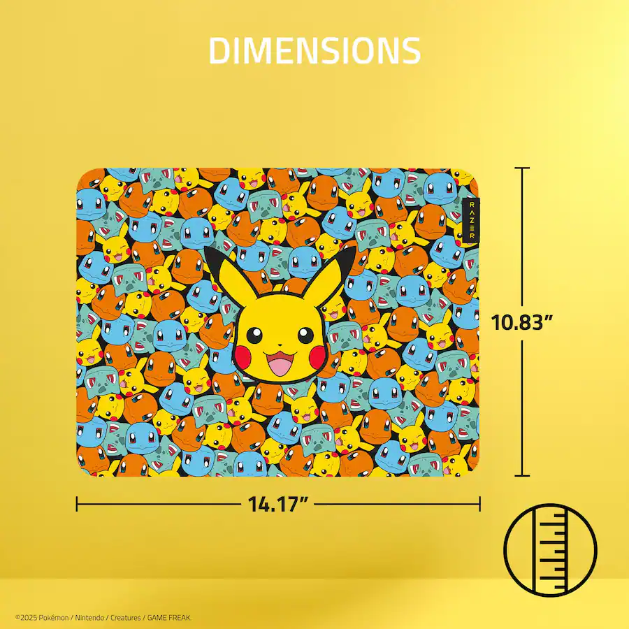 Razer | Gigantus V2 Cloth Gaming Mouse Pad (Medium) - Pokémon Edition | RZ02-03333900-R3M1