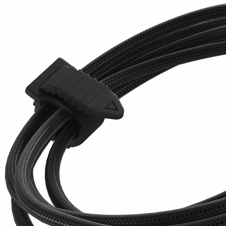 Statik | PowerPivot Pro Nylon Braided Charge/Sync Cable USB-C to USB-C 6.6ft - Black | PUP04556FTCCCA