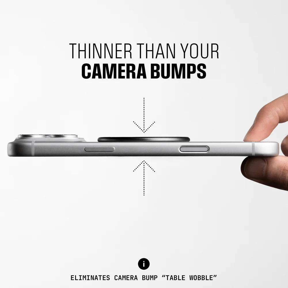 ohsnap! | Snap Grip Stand - Boring Black | PH-STN-BLK-CA1